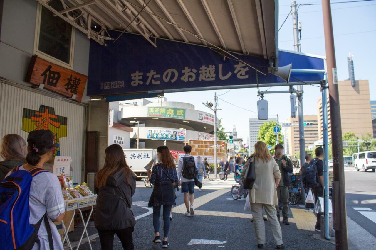 Tsukiji Guest House Kagura Tokio Exterior foto